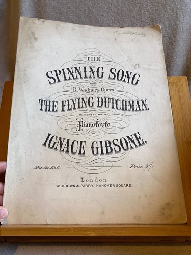 Wagner spinning song partition - wagner,