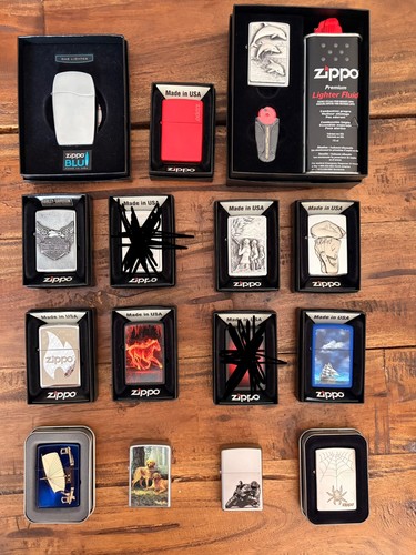 Lot briquets zippo neufs - de,