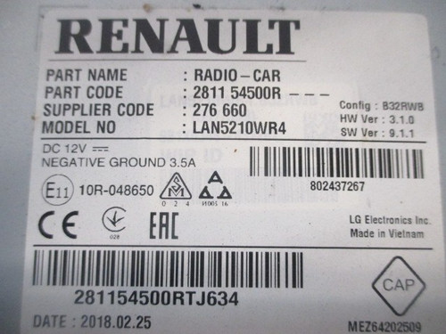 Autoradio recepteur renault - ,