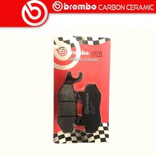 Plaquettes Frein BREMBO Carbone Ceramic Avant pour Honda Cmx 250 C Rebel 96>00