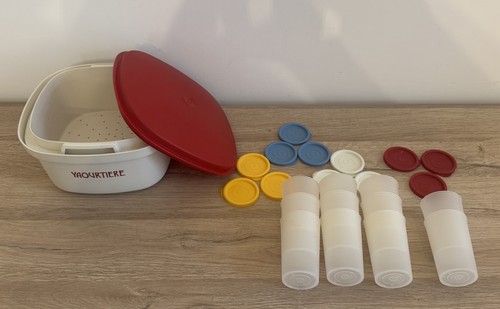 Yaourtière tupperware rouge - yaourtière, +