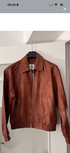 Bershka blouson cuir marron