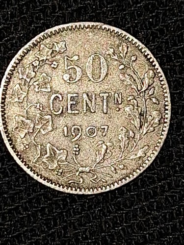 Cents belge 1907 argent - 1907,