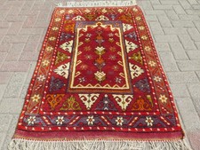 Antique Turkish Rug, Handwoven Carpet, Bedroom Rug, Nomadic Rug, Tapis 38"x51"