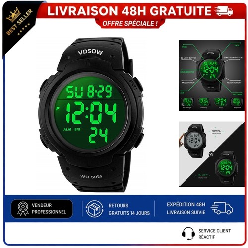 Montre sport étanche avec - montre,