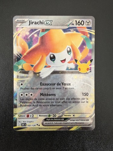 Carte pokémon jirachi 102 - pokémon, 102/128