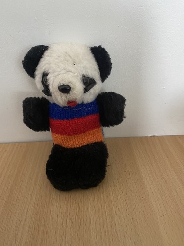 Peluche vintage panda ancien - panda,