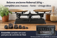Balance ancienne Roberval 10