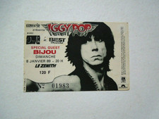Original Ticket. Iggy Pop +