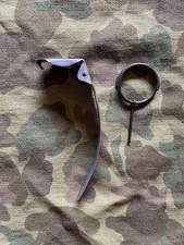 WW2 US MKII Pineapple Grenade Metal Spoon + Ring / Spoon Pin Metal #C