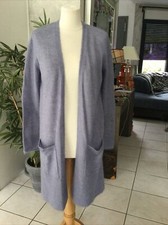 Gilet long ESPRIT taille L/ XL bleu ciel lilas comme neuf