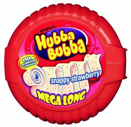 Ruban fraise hubba 12 rubans - fraise,