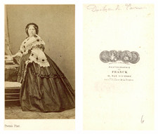 Franck, Paris, Marie Thérèse Louise de France, Duchess of Parma Vintage Albumen