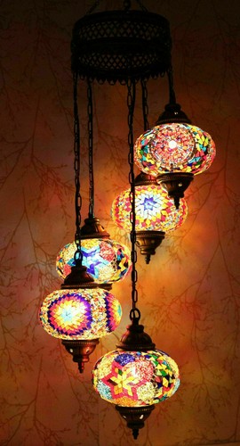 Lustre plafonnier suspendu - , en