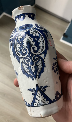 Joli petit vase faïence xviii - petit,