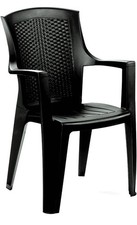 Chaise En PP/Rattan Avec