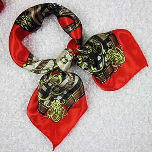Foulard bandana carré - , satin