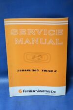 Subaru ff-1 360 YOUNG S Service Manual Book Reference Dealer 1100 1300 Parts
