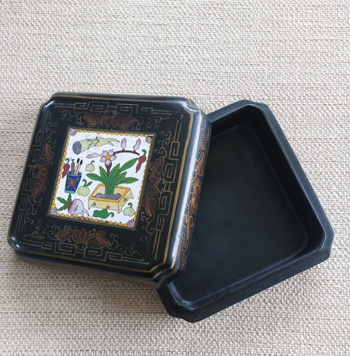 Ancienne boite émaillée - boite,,