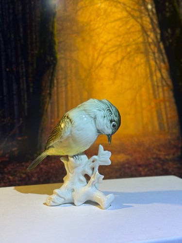 Mésange biscuit porcelaine - mésange, biscuit,
