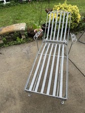 Vintage Woodard Chaise Lounge - Chantilly Rose