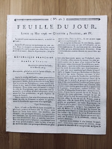 Armée italie 1796 - armée,
