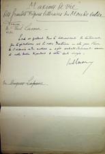 ✒ Manuscrit A.S Paul LACOUR