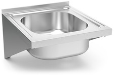 Plonge inox suspendue avec