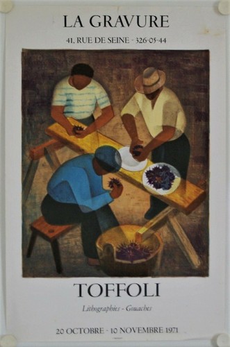 Affiche toffoli 1971 - affiche,