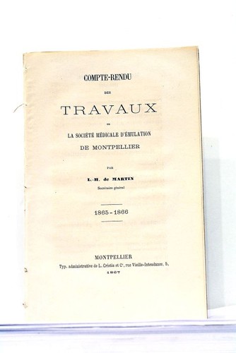 Livre ancien martin travaux - martin,