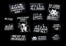 Space Invader Sticker Set -