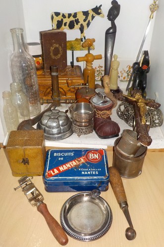 Lot brocante objets - lot,