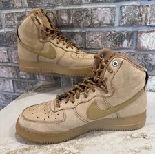 Nike Shoes Mens Size 9 Air Force 1 High '07 Flax Wheat Basketball Sneakers