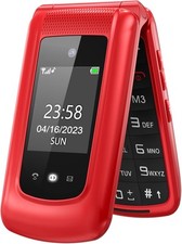 GSM Téléphone Portable pour Personnes âgées, Flip Téléphones cellulaires Grande 
