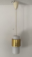 Suspension Opaline 70s Seventies Vintage Lampe Lustre Plafonnier Bon État