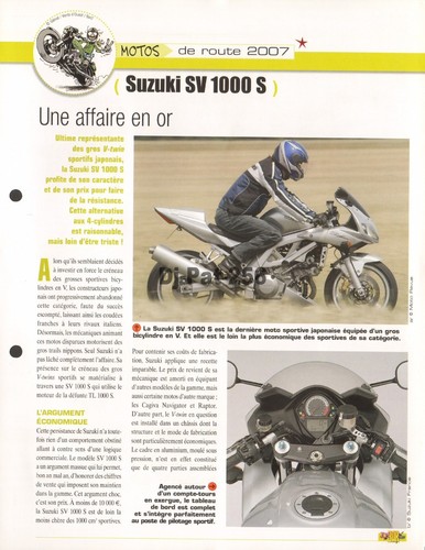 Fiche moto suzuki 1000 s - :,