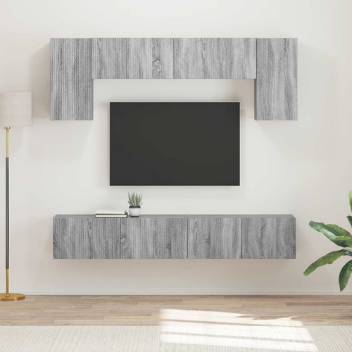 Ensemble meuble pc gris - ensemble,
