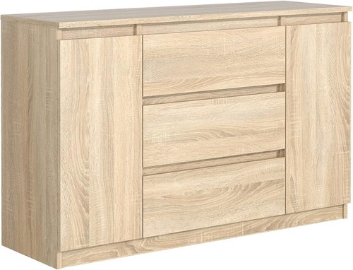 Commode chêne sonoma mat avec - chêne-sonoma,