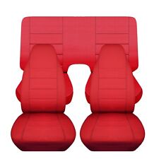 Fits 1970-2002 Chevy Camaro coupe/convertible Front and Rear seat covers red