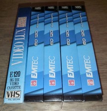 * Lot de 5 Cassette TDK Video