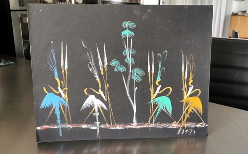 Peinture africaine gouache sur