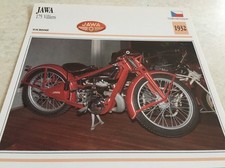 Carte moto JAWA 175 Villiers 1932 collection Atlas Motorcycle CZ