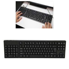 Left Handed Keyboard 109 Keys Micro USB Ergonomic Layout Plug And Play Office