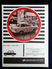 Trabant 601, original advertising from 1967, full page
