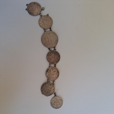 bracelet argent massif ancien