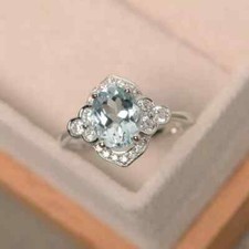 Bague ovale en diamant