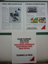 6/79 PUB CONTINENTAL EDISON CAMERA PORTABLE HANDHELD VCR KC 2923 VKP2934 AD