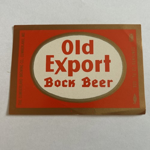 Old export bock - export,