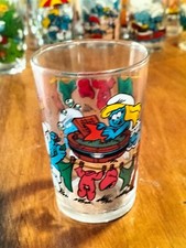 VERRE SCHTROUMPF PEYO 1992