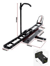Porte Moto Attelage Scooter avec Rampe de chargement 227kg+ Adaptateur 2'' 85x55